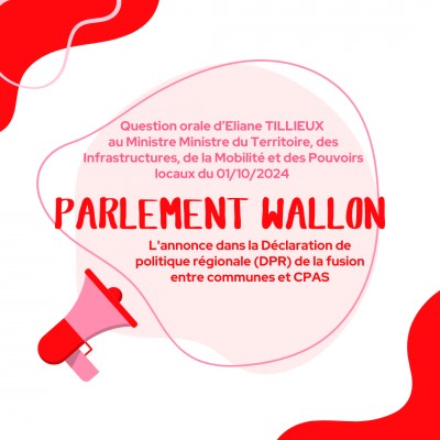 L'annonce dans la Déclaration de politique régionale (DPR) de la fusion entre communes et CPAS